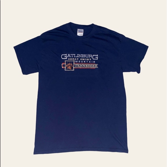 Gatlinburg Tennessee great smoky mountains stitched shirt - Picture 1 of 6